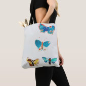 Vijf Butterflies, Redon Tote Bag (Dichtbij)