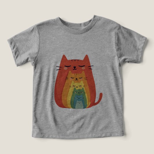 Vijf Cartoon katten nesten poppen (Design voorkant)