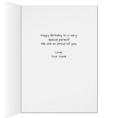 Vijf CAT-foto van Birthday Collage Birthday Kaart (Binnen (Rechts))