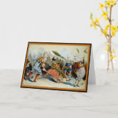 Vijf Clowns Kaart (Gele Bloem)