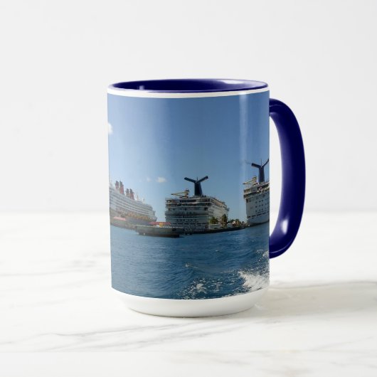 Vijf cruiseschepen mok (Voorkant rechts)