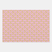 Vijf! Cute Balloons Kinder 5e verjaardag Inpakpapier Vel (Voorkant)