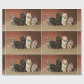 Vijf Cute Kittens-opvulpapier Cadeaupapier (Vlak)