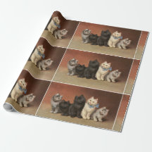 Vijf Cute Kittens-opvulpapier