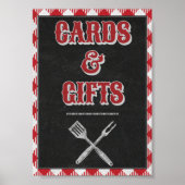 Vijf dagen per week7 BBQ Birthday-kaarten en cadea Poster (Voorkant)