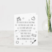 Vijf dagen van Covid-kerst Feestdagen Kaart (Voorkant)