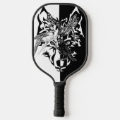 Vijf Dierensymbolen Pickleball Paddle (Achterkant)