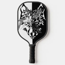 Vijf Dierensymbolen Pickleball Paddle