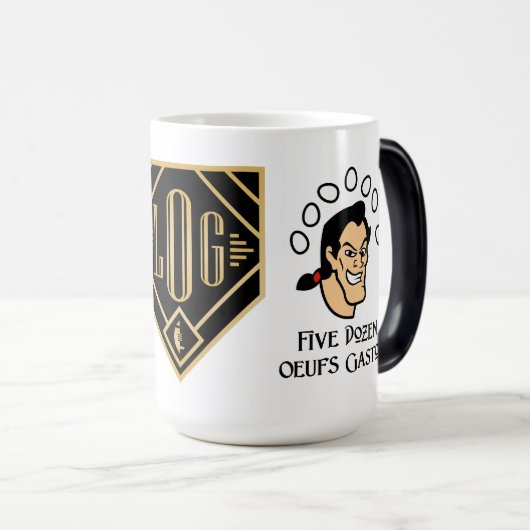 Vijf Dozen Ouds Gaston/Gents FF Logo Morphing Mok (Voorkant rechts)