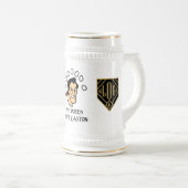 Vijf dozen tandbeitje/gents FF Logo Stein Bierpul (Voorkant rechts)