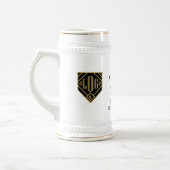 Vijf dozen tandbeitje/gents FF Logo Stein Bierpul (Links)