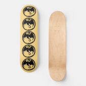 Vijf dragons skateboard (Voorkant)