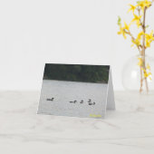 Vijf Duikers op Bos- Meer Kaart (Gele Bloem)