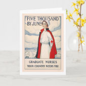 Vijf duizend tegen Juni - Gediplomeerde Nodig Kaart (Gele Bloem)