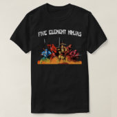 Vijf Element Ninjas T-shirt (Design voorkant)