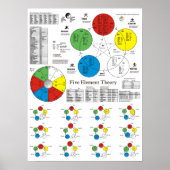 Vijf elementen Acupunctie-Poster Poster (Voorkant)