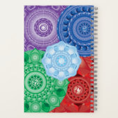 Vijf elementen Collage Mandala Notitieboek met mee (Achterkant)