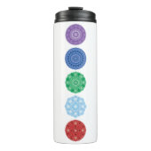Vijf elementen Multi Color Thermal Tumbler Thermosbeker (Voorkant)