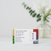 Vijf elementen visitekaartje (Staand voorkant)