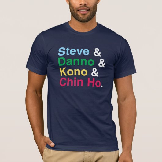 Vijf en Oh - het Shirt van de Mannen van de Flits  (Voorkant)