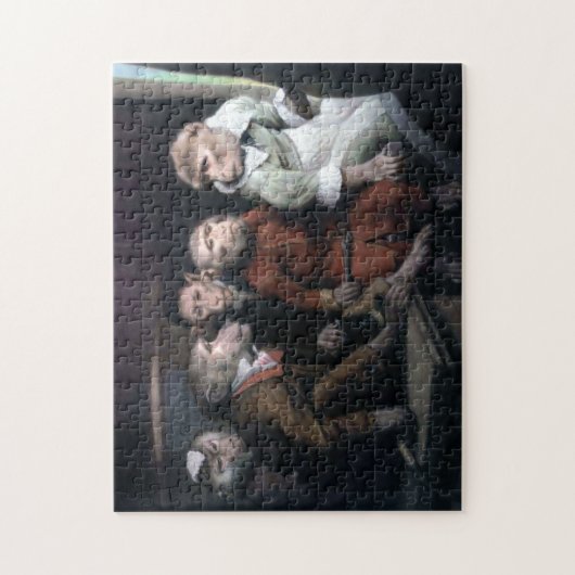 Vijf Fancy apen Legpuzzel (Verticaal)