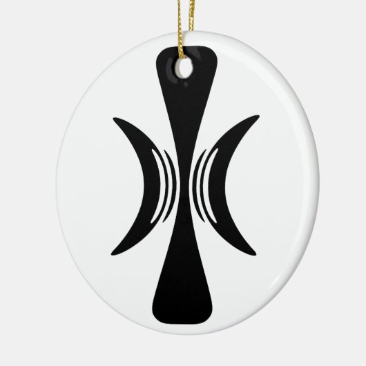Vijf Fingered Hand van Eris Keramisch Ornament (Links)