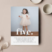 Vijf Foto eerste uitnodiging van de Dag