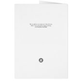 Vijf Foto Jubileum Blauwgroen Blue Kaart (Achterkant)