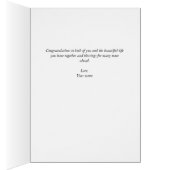 Vijf Foto Jubileum Blauwgroen Blue Kaart (Binnen (Rechts))