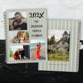 Vijf foto's Aangepaste Gezinsplanner Planner