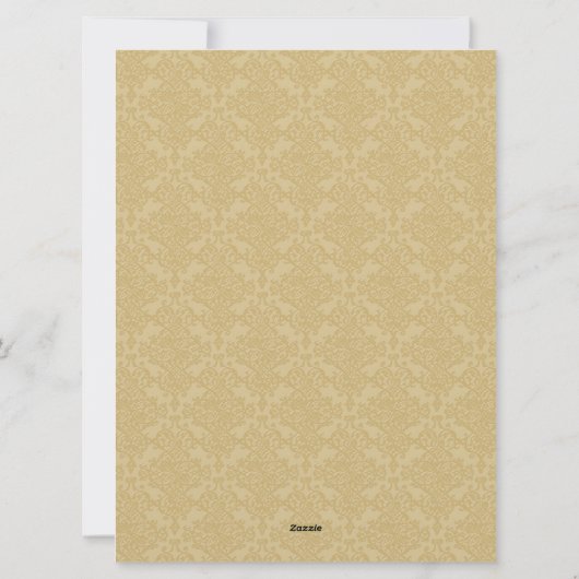 Vijf Foto's Gouden Prettig Kerstfeest Feestdagenkaart (Achterkant)