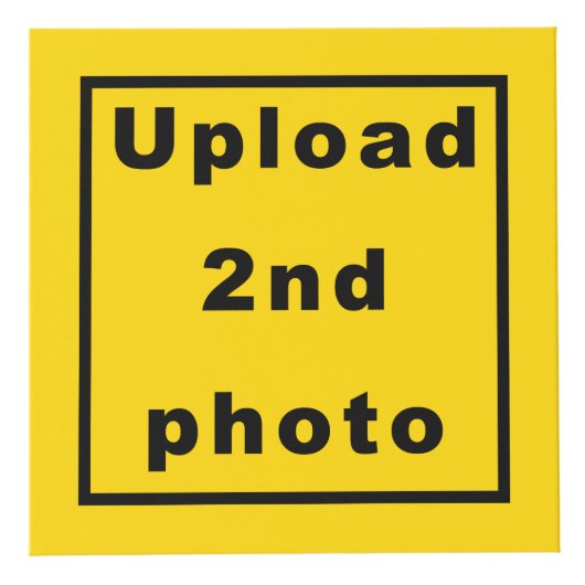 Vijf foto's op gele fotokubus (Rechts)