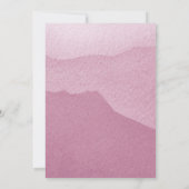 Vijf Foto's op Waterverf Afstuderen Roze ID892 Kaart (Achterkant)