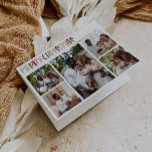 Vijf foto's voor kleurrijke feestkerst feestdagen kaart<br><div class="desc">Deze feestelijke, kleurrijke kerstkaart met vijf foto's is perfect voor uw leuke, creatieve kerstcadeautjes. Het is een uniek, speels modern lettertype in rood, boho tan, en licht en donkergroen, maken een gelukkig seizoensgebonden gevoel mogelijk. Als je de donkere winter van je geliefden wilt ophelderen met een schattige feestvreugde, dan heb...</div>