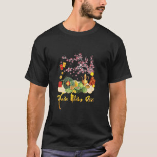 Vijf fruitdienblad Xuan Nham Dan Vietnamees nieuwj T-shirt