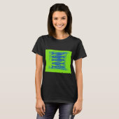Vijf funky vissen t-shirt (Voorkant volledig)