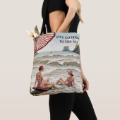 Vijf gaan naar de zee tote bag (Dichtbij)