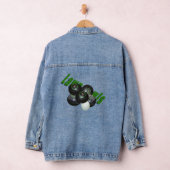 Vijf gazon kommen en jack, dames denim jas denim jacket (Hangar)