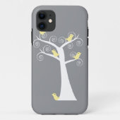 Vijf gele vogels in een Hoesje (Achterkant)