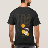 Vijf Giant Panda Gods T-Shirt (Achterkant)
