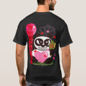 Vijf Giant Panda Gods T-Shirt (Achterkant)