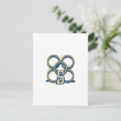 Vijf gouden ringen! briefkaart (Staand voorkant)