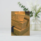 Vijf gouden stenen van 90 pond briefkaart (Staand voorkant)