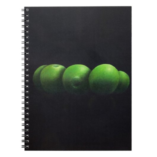 Vijf groene appels notitieboek (Voorkant)