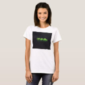 Vijf groene appels t-shirt (Voorkant volledig)