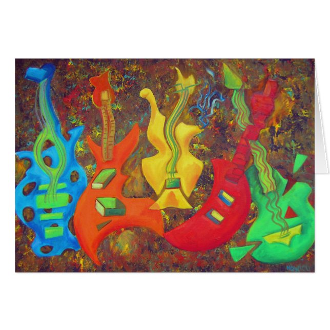 VIJF GUITARS (Voorkant Horizontaal)