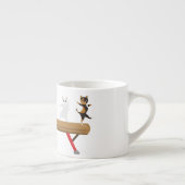  Vijf Gymnastiek Katten Mini Espresso Cu Espresso Kop (Rechts)