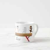  Vijf Gymnastiek Katten Mini Espresso Cu Kop (Voorkant rechts)