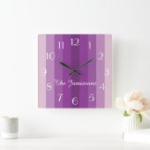 Vijf hades van Paars, klok, persoonlijk Vierkante Klok (Huis)