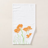 Vijf handgeschreven Californische papies Bad Handdoek (Handdoek)